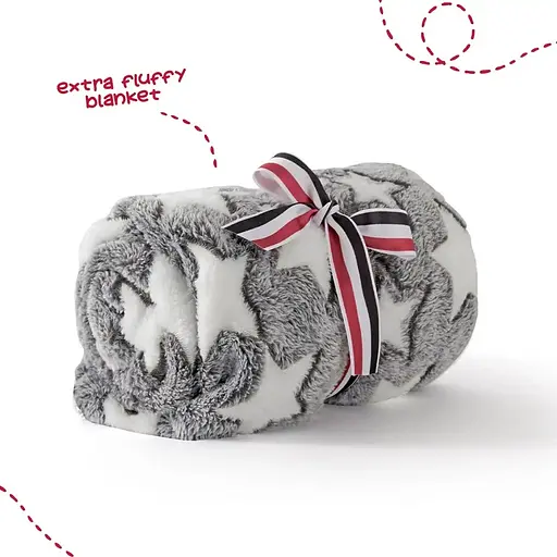 Плед Perletti Toys Paul Panda с мягкой игрушкой 120x80 см серый/белый (P13070) - фото 2