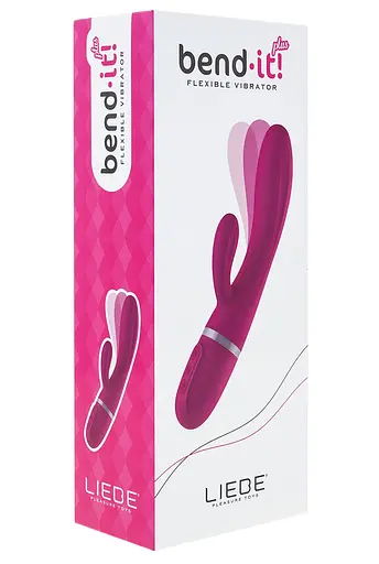 Вибратор-кролик Liebe Pleasure Toys Bend It Plus 20 см розовый - фото 3
