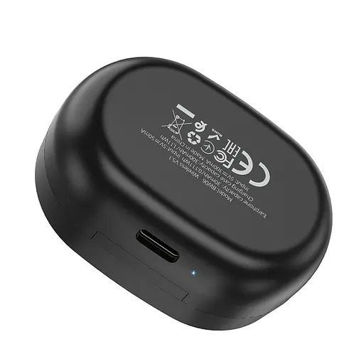 Бездротові навушники Borofone BW06 Manner TWS |BT5.1, 30/300mAh, 4h| black - фото 2