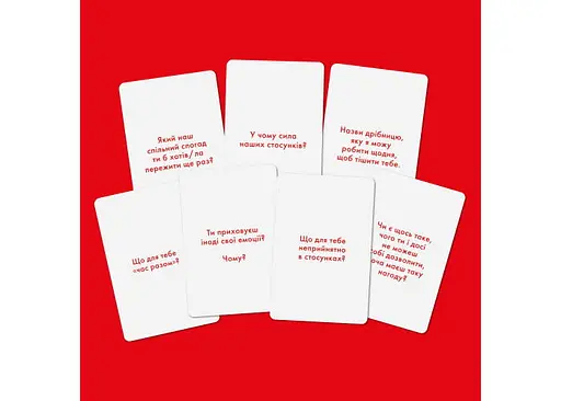 Настільна гра Оrner Розмовна гра Розкажи мені все! Love edition (укр.) (1636) - фото 4