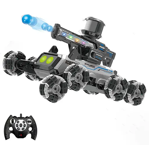 Танк на радіокеруванні, 2.4G, 27 см, стріляє водяними кулями, музика, USB, YL-115 (В асортименті)