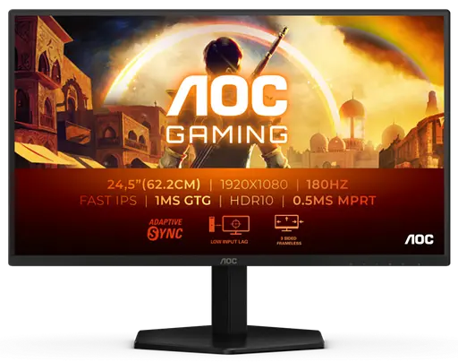Монiтор 24.5" AOC 25G42E Black