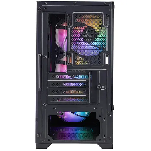 Корпус 1stPlayer H2-BK-4F7 Black без БП (H2-BK-4F7) - фото 4