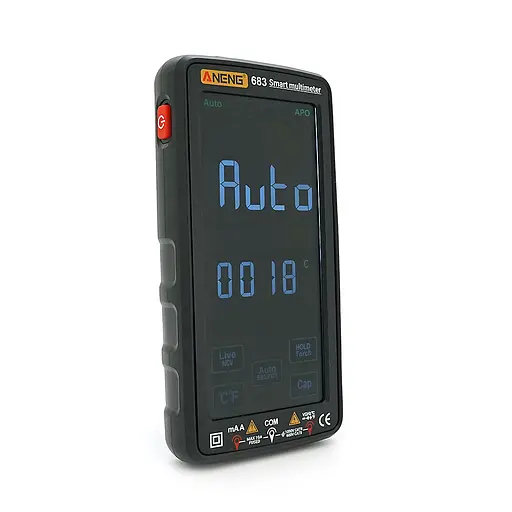 Мультиметр ANENG AN-683, вимірювання: V, A, R, C, T, F - фото 4