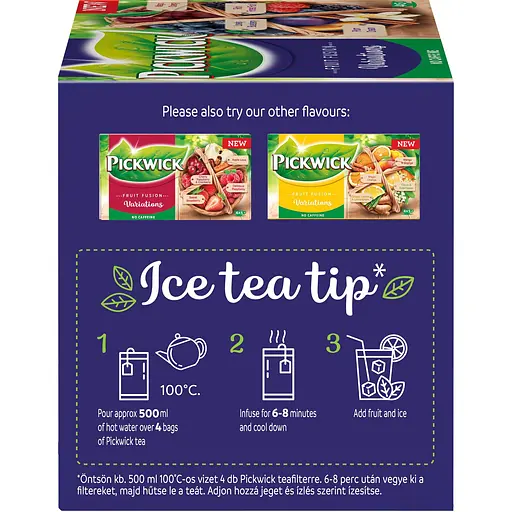 Фруктово-трав'яний чай асорті Pickwick Fruit fusion 37.5 г (20 шт. х 1.8 г) - фото 5