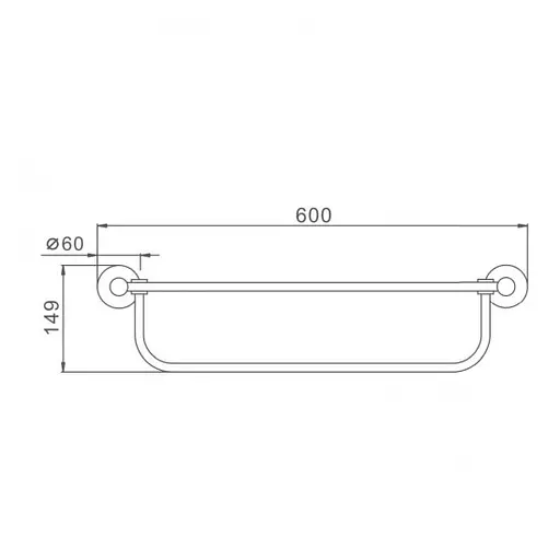 Полка для полотенец Frap F30224 - фото 5