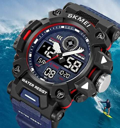 Годинник чоловічий наручний спортивний Skmei 2226 Синій - фото 7