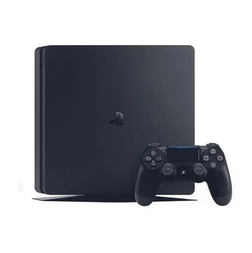 Консоль Sony PlayStation 4 SLIM 500GB Black обслуженая + Геймпад беспроводной DualShock 4 + гарантия б/у