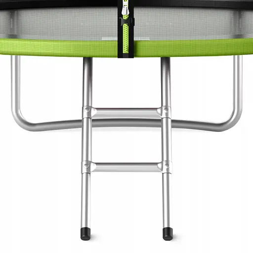 Батут с наружной сеткой 4FIZJO Classic 12FT 374 см Black/Green (P-5907739312914) - фото 5