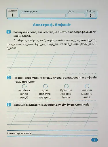 Індивідуальні роботи. Українська мова. 3 клас - фото 6