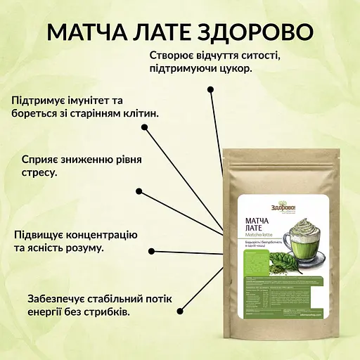 Матча лате Здорово! 250 г - фото 5