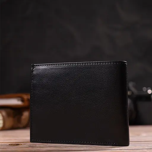 Мужской кожаный кошелек Canpellini 11.5х9.5х2 см acs0025678 - фото 7