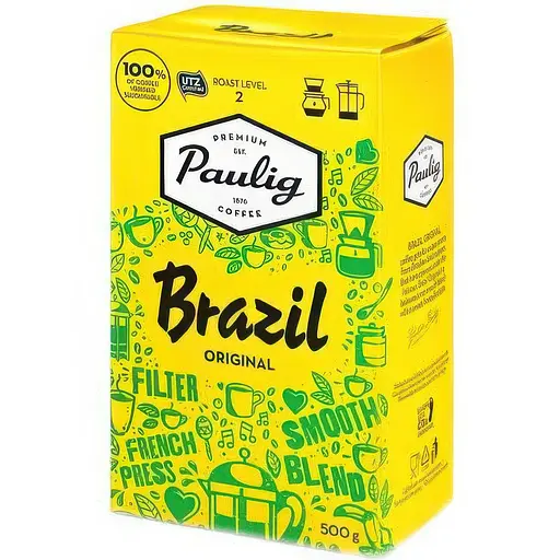 Кава мелена Paulig Brazil Original 500 г - фото 1