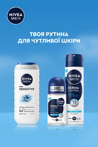 Антиперспирант Nivea Men Дерма контроль. Защита и экстракомфорт спрей 150 мл - фото 4