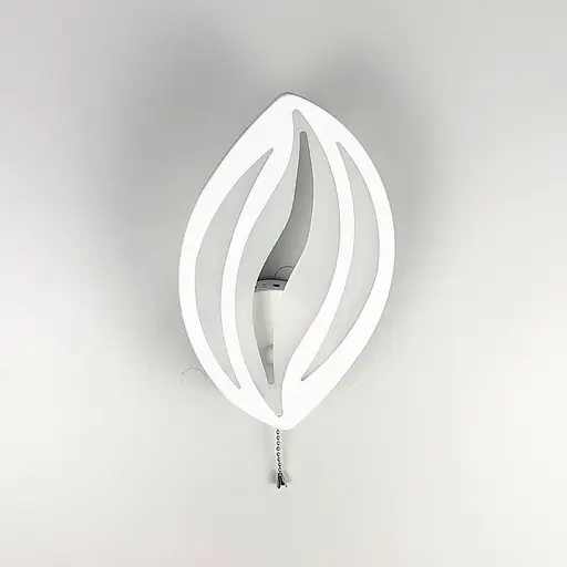 LED бра у формі пелюстки білого кольору Line F Арт. 2325/1 WT - фото 4