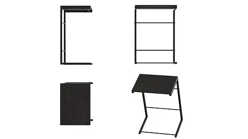 Столик Терри 650x440x330 Черный металл ДСП Сосна Кембра 16мм FRD-104650 - фото 4