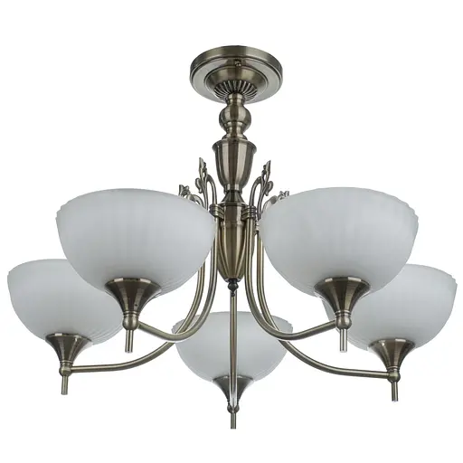 Люстра потолочная Brille классическая E27 60W AB (BKL-494C/5)