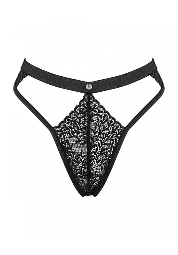 Трусики Obsessive Yaskana M/L чорний - фото 6