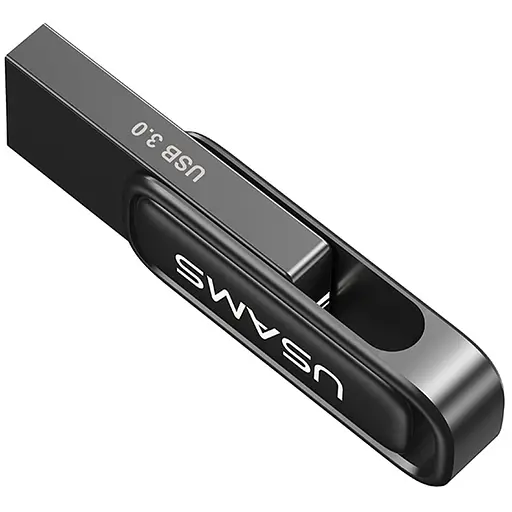 Флеш-накопитель Usams US-ZB330 USB 3.0 Zinc Alloy Rotating 16GB Tarnish - фото 3