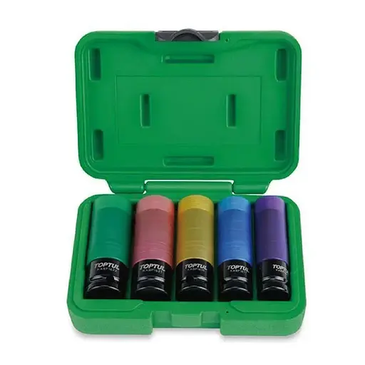 Комплект головок для литих дисків 1/2, 5 од. Pro-Series Toptul hoz0007630 - фото 1