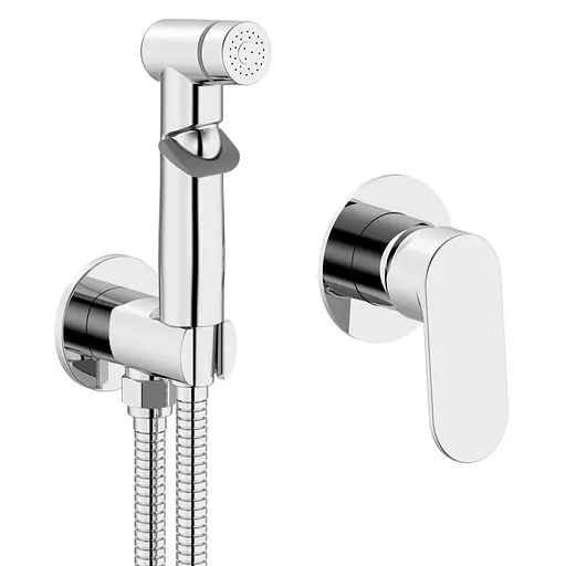 Набір гігієнічного душу прихованого монтажу Imprese Laska VR30040Z-BT, Хром - фото 1