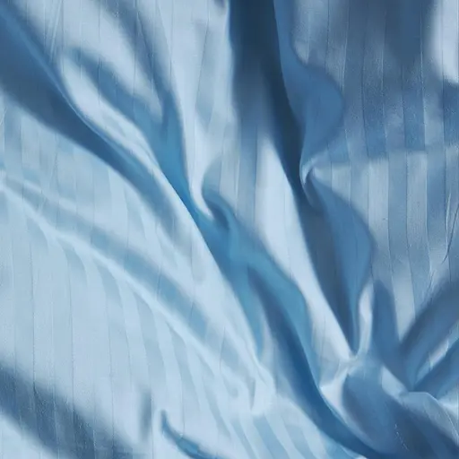 Комплект постельного белья Moon&Star Satin Stripe Ocean Calm Евро 200х220 наволочки 4х70х70 - фото 4