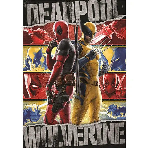 Пазл Marvel Дедпул та Росомаха - 1000 шт. Clementoni 37050 - фото 2