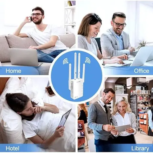 Усилитель Wi-Fi сигнала для дома и дачи репитер 300 Мбит/с - фото 9
