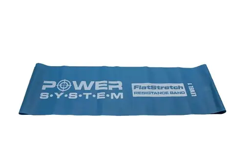 Стрічка-еспандер для спорту та реабілітації Power System PS-4121 Flat Stretch Band Level 1 Blue 5-15 кг (PS_4121_Blue) - фото 5
