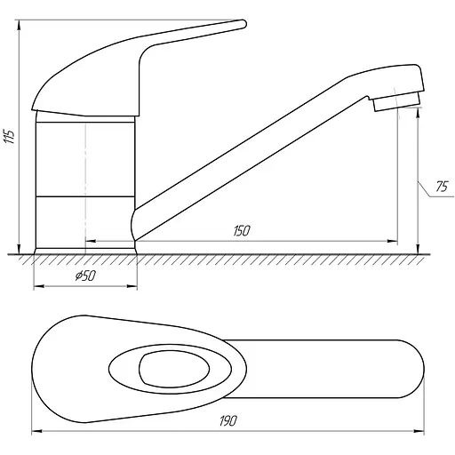 Змішувач для раковини Globus Lux Smart GLSM-0203M - фото 4