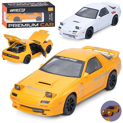 Машина АвтоСвіт, 1:24, метал, інерція, звук, світло, двері - фото 2