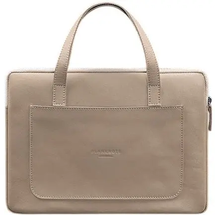 Шкіряний чохол BlankNote з ручками для ноутбука 13 дюйм Світло-бежевий - фото 1