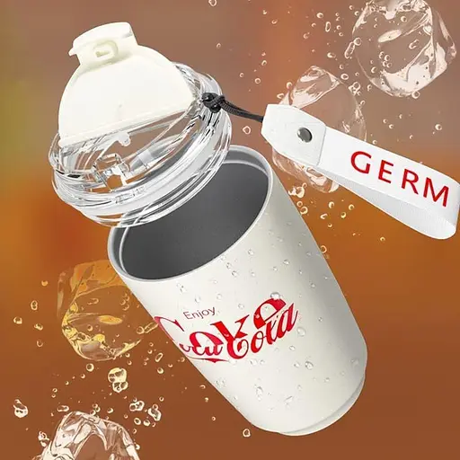Термокружка GERM Mocha Series Coca-Cola 400ml White (GM127B50329) [153234] - фото 4