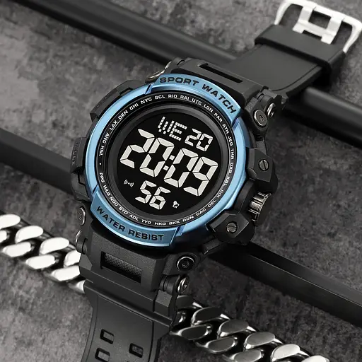 Наручные часы мужские 2422BU Blue Skmei acs0029932 - фото 6