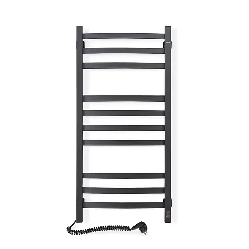 Електрична рушникосушка Navin Avalon 480x1000 Sensor ліва, чорний муар 10-043153-5010, Чорний матовий, Ліве, Електронний - фото 2