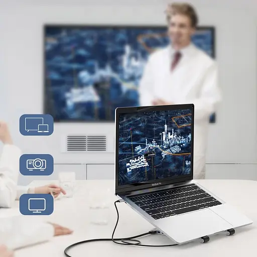 Док-станція для ноутбука Choetech 7-in-1 HUB-M43-SL (90620) - фото 3