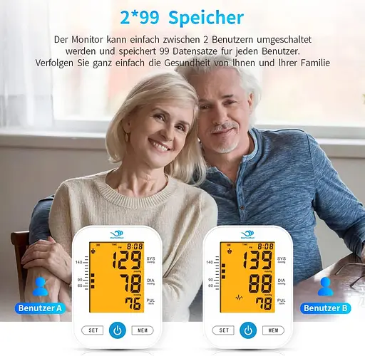 Монітор артеріального тиску BerkeMed Upper Arm з повністю автоматичним виявленням аритмії та вимірюванням пульсу - фото 6