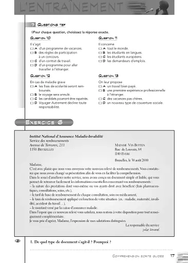Test d'Evaluation de Francais - фото 17