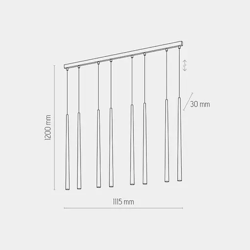 Люстра Tk Lighting 6423 Piano Gold - фото 3