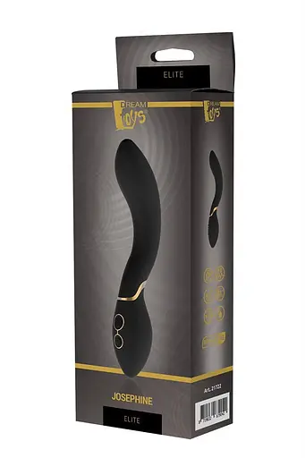Вибратор для точки G Dreamtoys Elite Josephine Luxxe 20 см черный - фото 3