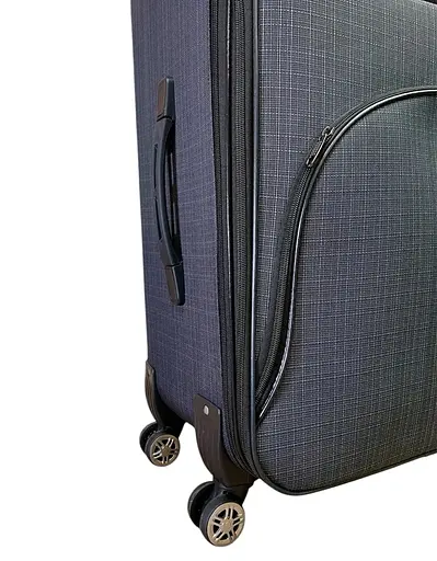 Валіза тканинна (Impertex) Велика (L) Водонепроникна на 4 Подвійних Колесах 120 л Розширенням TK004-L - фото 3