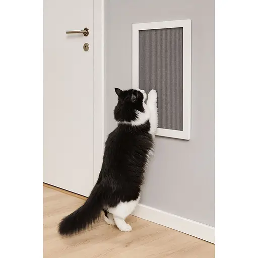 Когтеточка Trixie для кошек Доска настенная сизаль/дерево белая/серая 38х58 см [CD] - фото 6