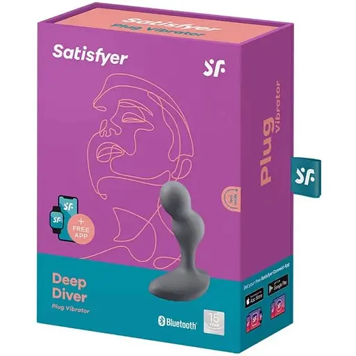 Смарт-массажер простаты Satisfyer Deep Diver Grey - фото 4