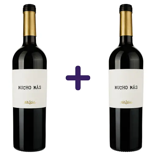 Вино Mucho Mas Tinto, красное, полусухое 1.5 л (2 шт. х 0.75 л) - фото 1