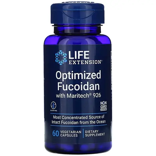 Натуральная добавка Life Extension Optimized Fucoidan, 60 вегакапсул - фото 1