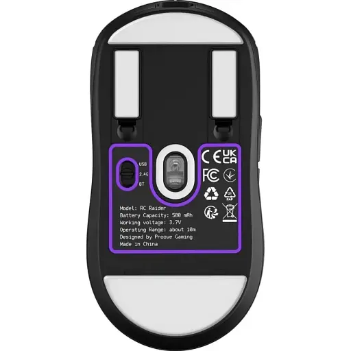 Мышь Proove Gaming RC Raider 8K Black (WMRR00122001) [141774] - фото 5