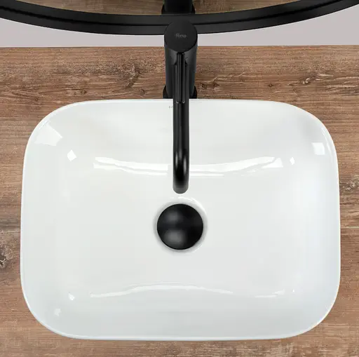 Умивальник Rea Demi Mini White накладний REA-U5064, Білий - фото 4