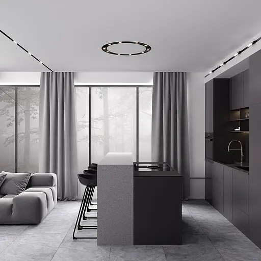 Потолочный светильник Skarlat RSL74107 10x3W BK 4000K - фото 3