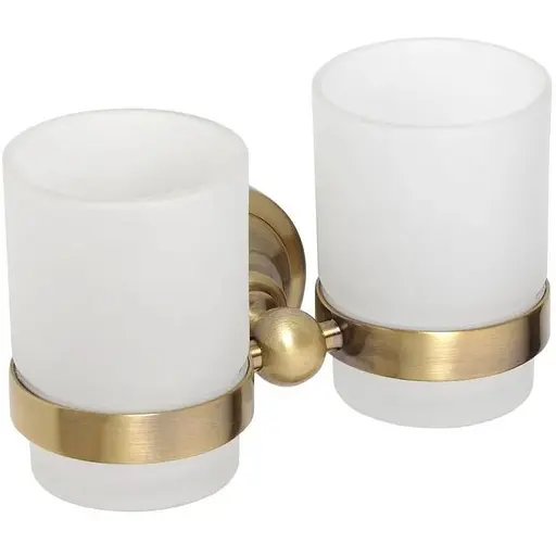 Склянка з подвійним тримачем Bemeta Retro 144110027 білий - фото 1