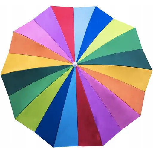 Зонт садовый Jumi Garden 220см цветной - фото 5